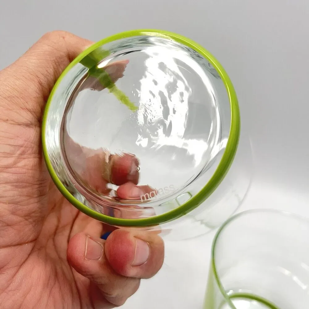Green Glasses - Set Of 2